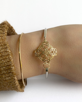 New! Celtic Cross Bangle