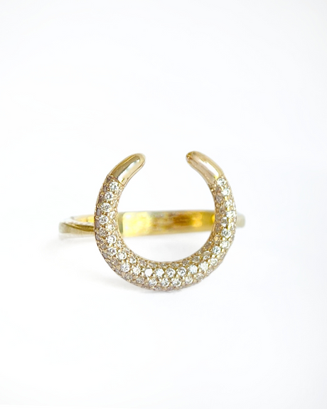 New! Mangerton Lunula Diamond Ring