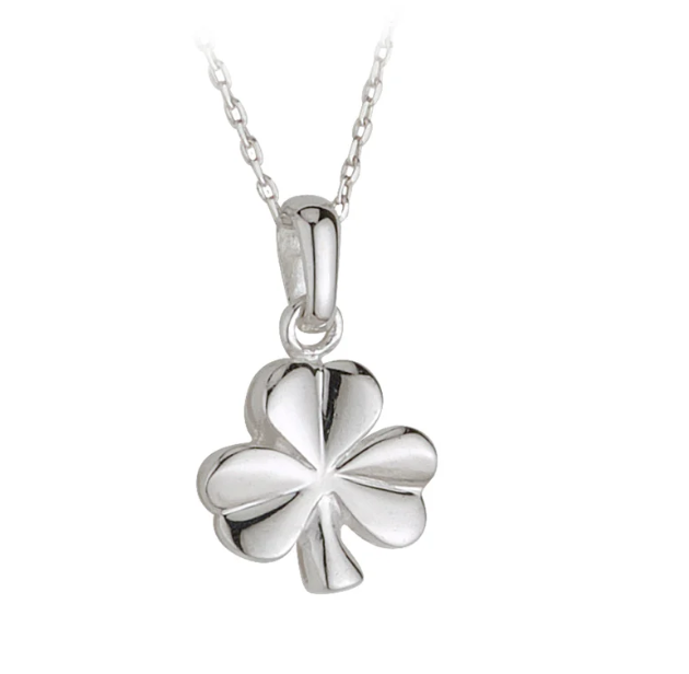 Silver Small Shamrock Pendant