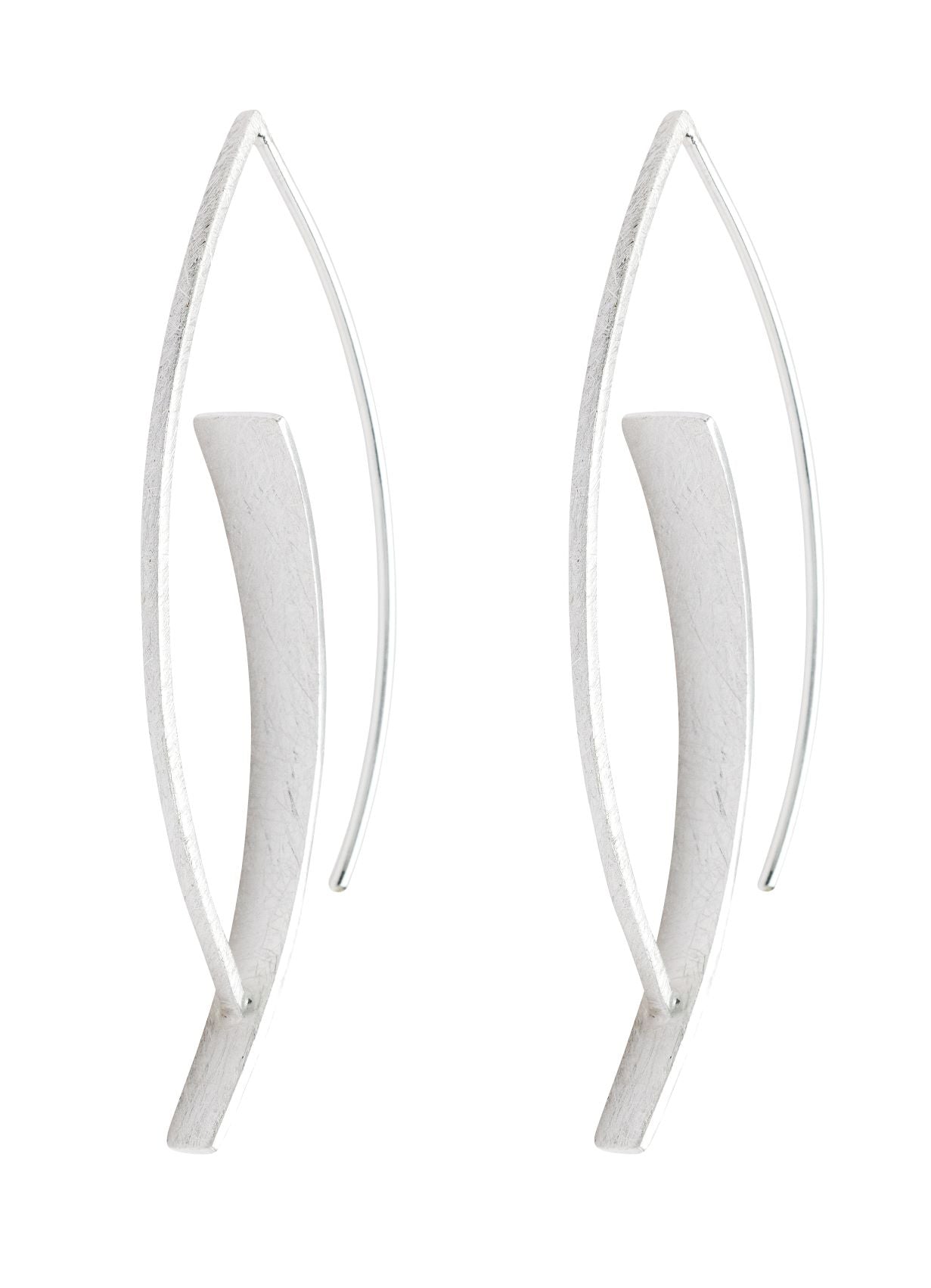 Wishbone sale threader earrings