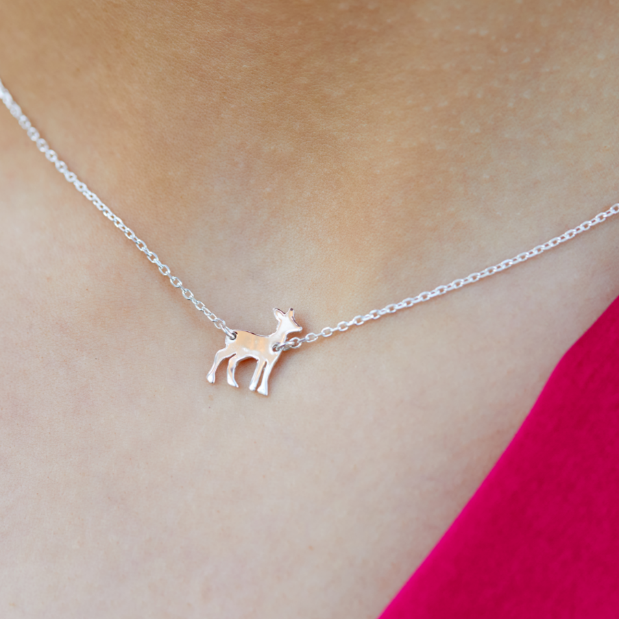 Deer necklace store