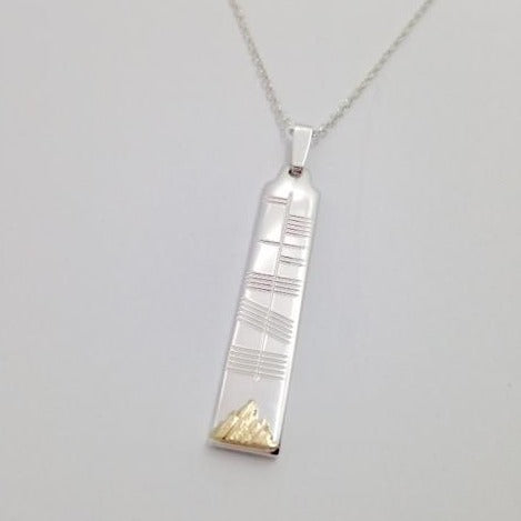 Skyran Sterling Silver Necklet - ENX100 - Ogham Jewellery